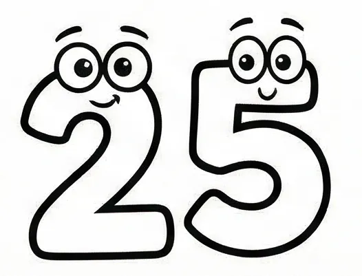 a number with two faces and one has eyes.webp